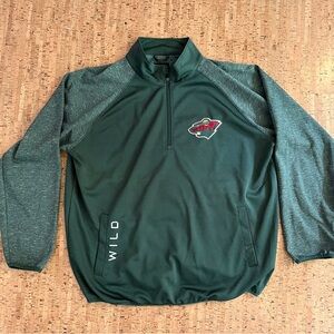 NHL Green Lightweight Minnesota Wild Jacket